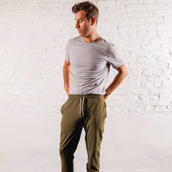 Green Super Soft Jogger Pants | Mugsy