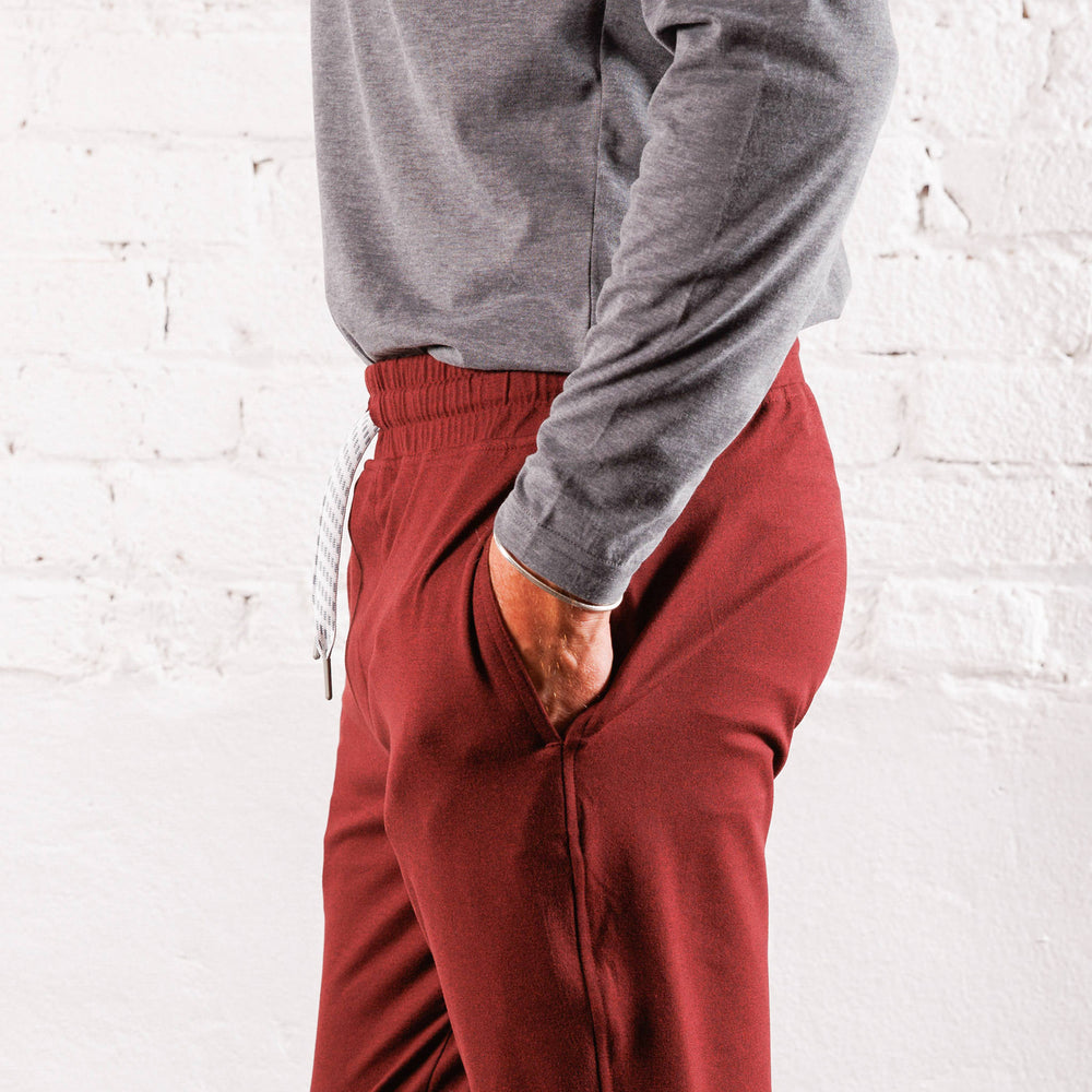 Recharge Jogger in Burgundy from Myles Apparel