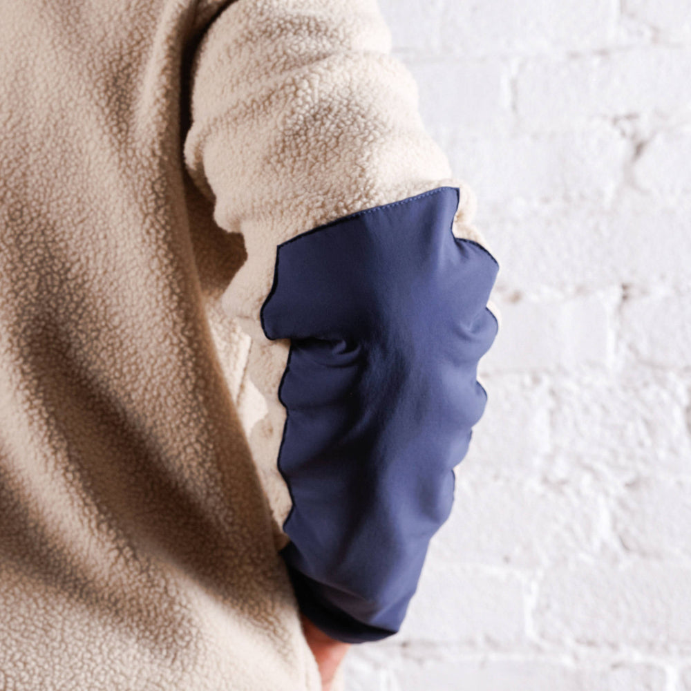 High Pile Sherpa Jacket in Khaki from Myles Apparel