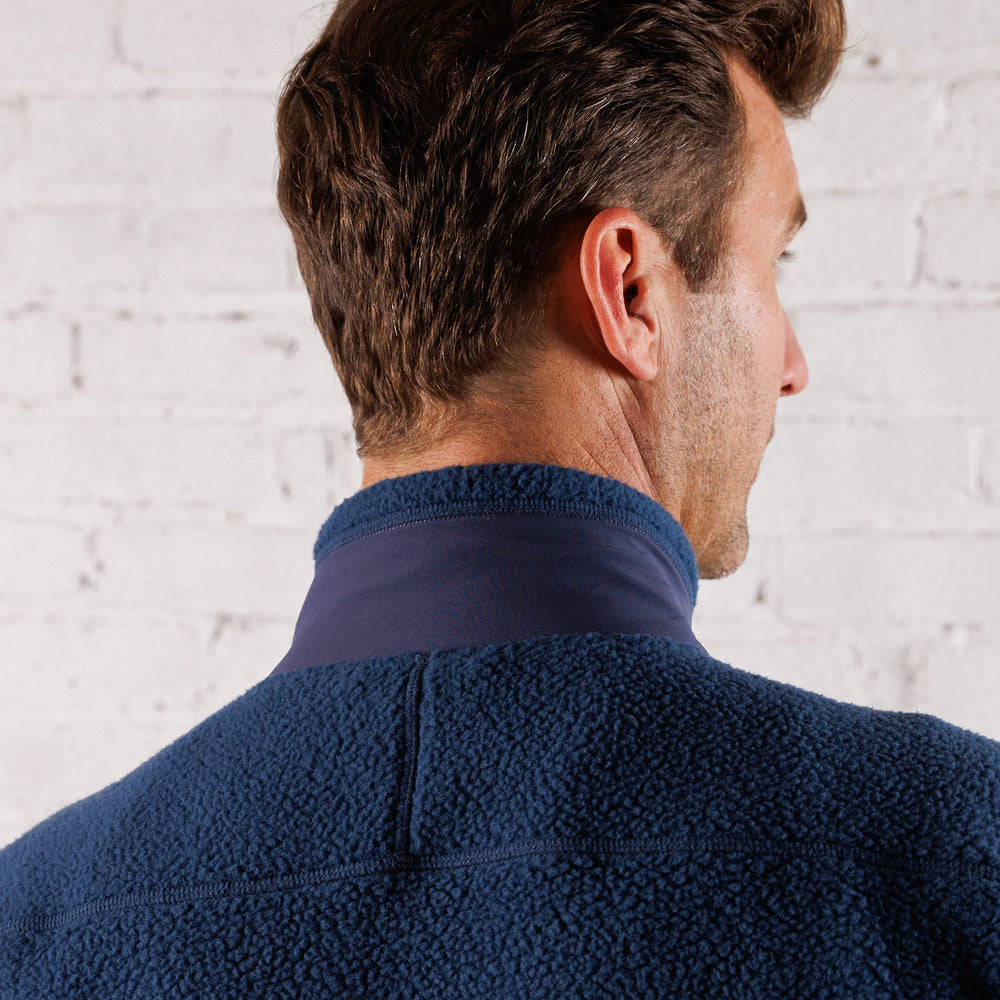 High Pile Sherpa Jacket in River from Myles Apparel