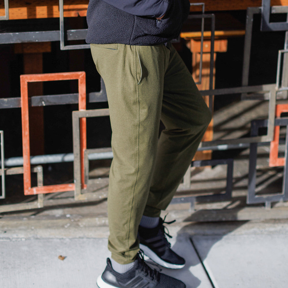 Recharge Jogger in Dark Olive from Myles Apparel