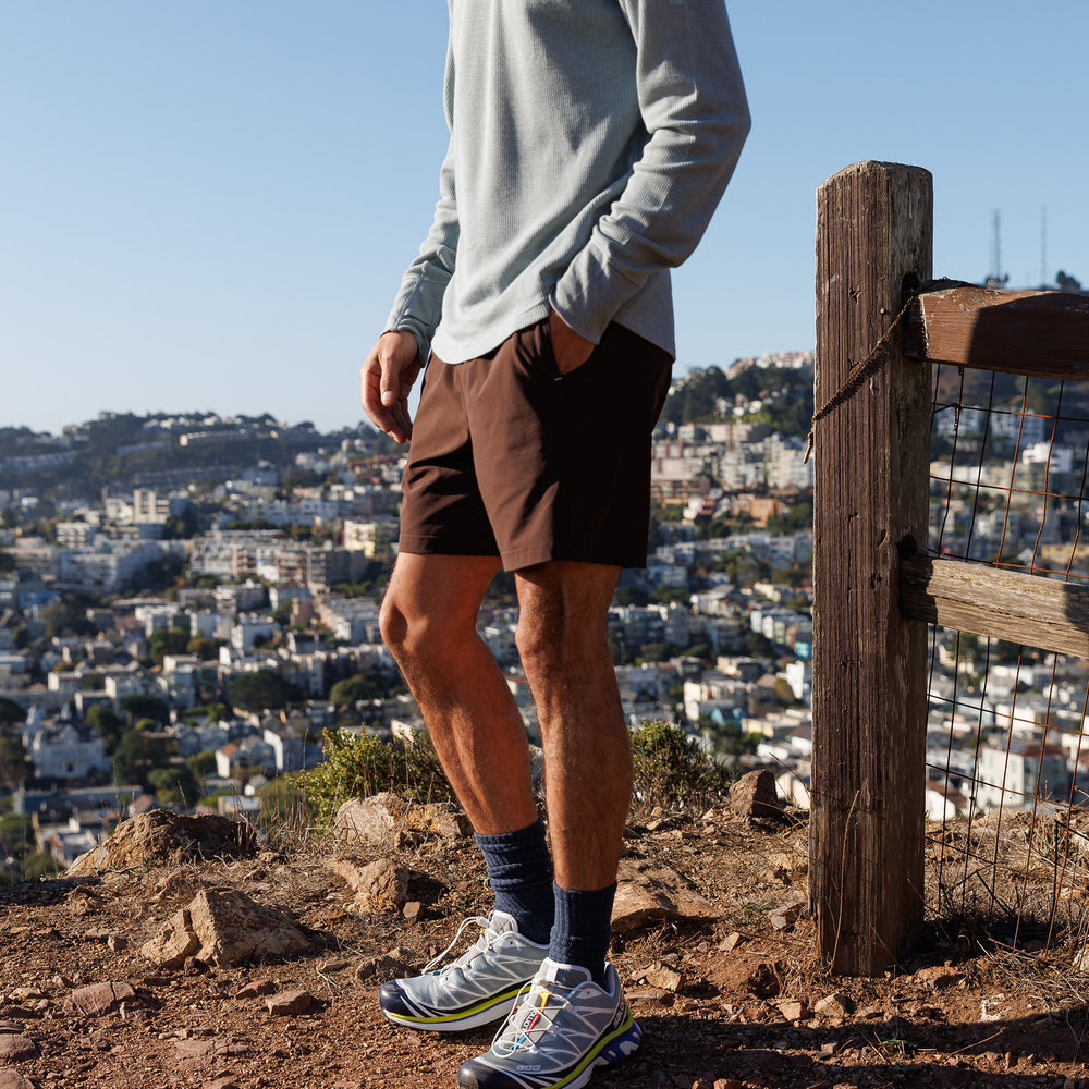 Everyday Short in Dark Oak from Myles Apparel