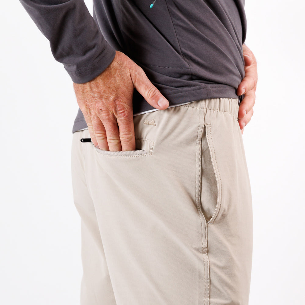 Everyday Pant in Khaki from Myles Apparel