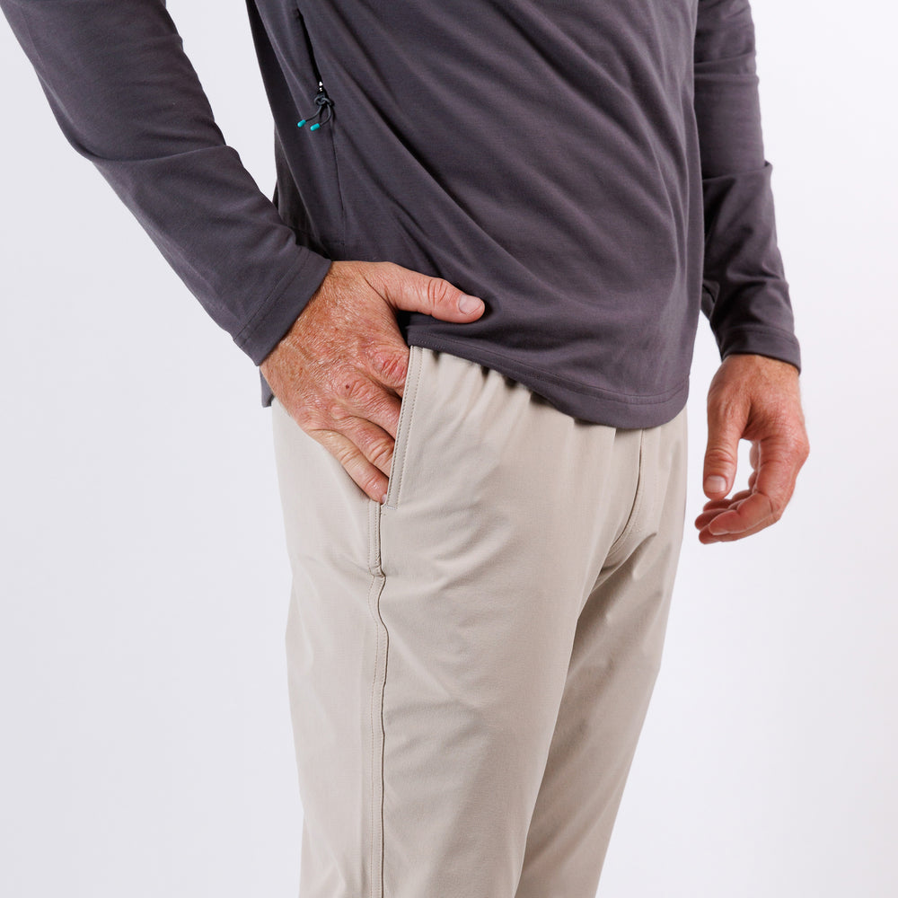 Everyday Pant in Khaki from Myles Apparel