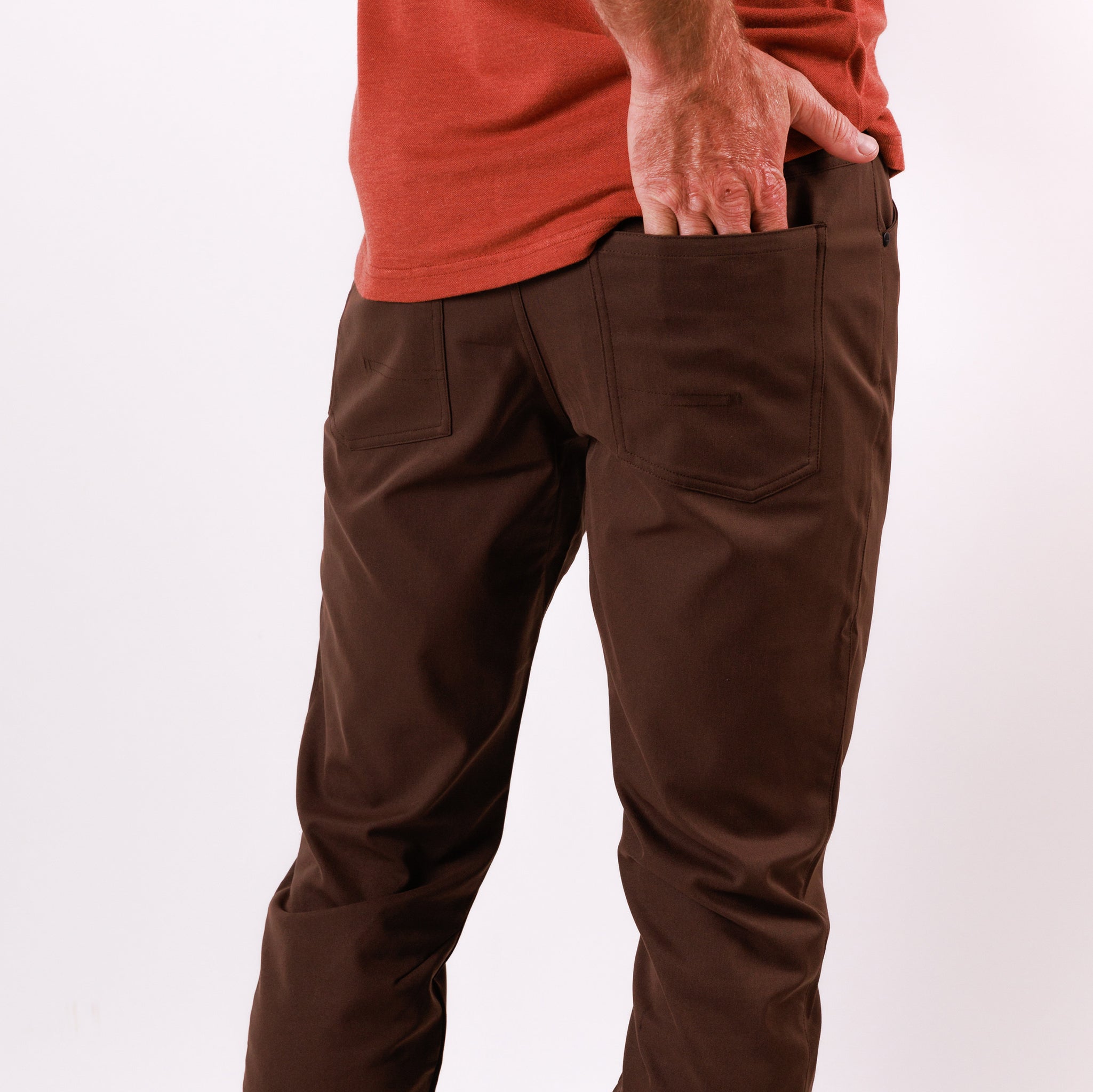 Tour Pant in Dark Oak Brown | Performance Travel, Commuter Pants