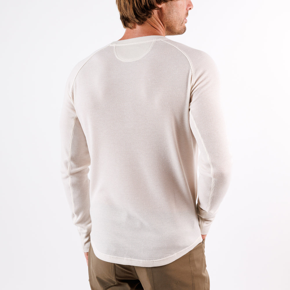 Weekend Thermal Crew in Oatmeal from Myles Apparel