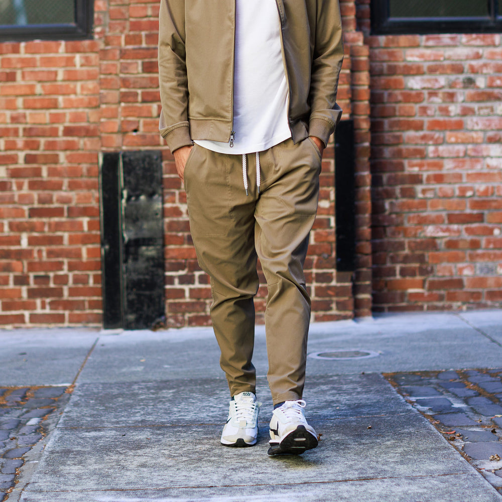 Tour Jogger in Olive Khaki from Myles Apparel