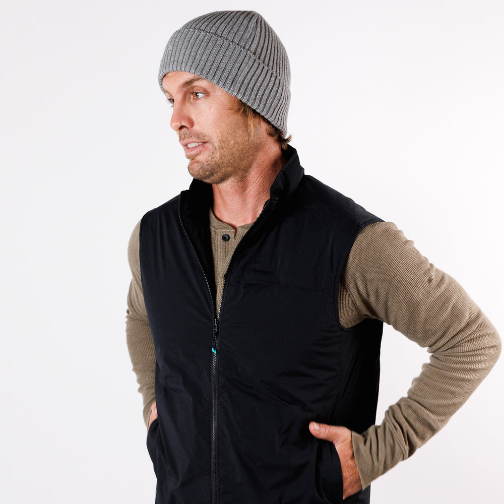 Knit Beanie in Gray from Myles Apparel