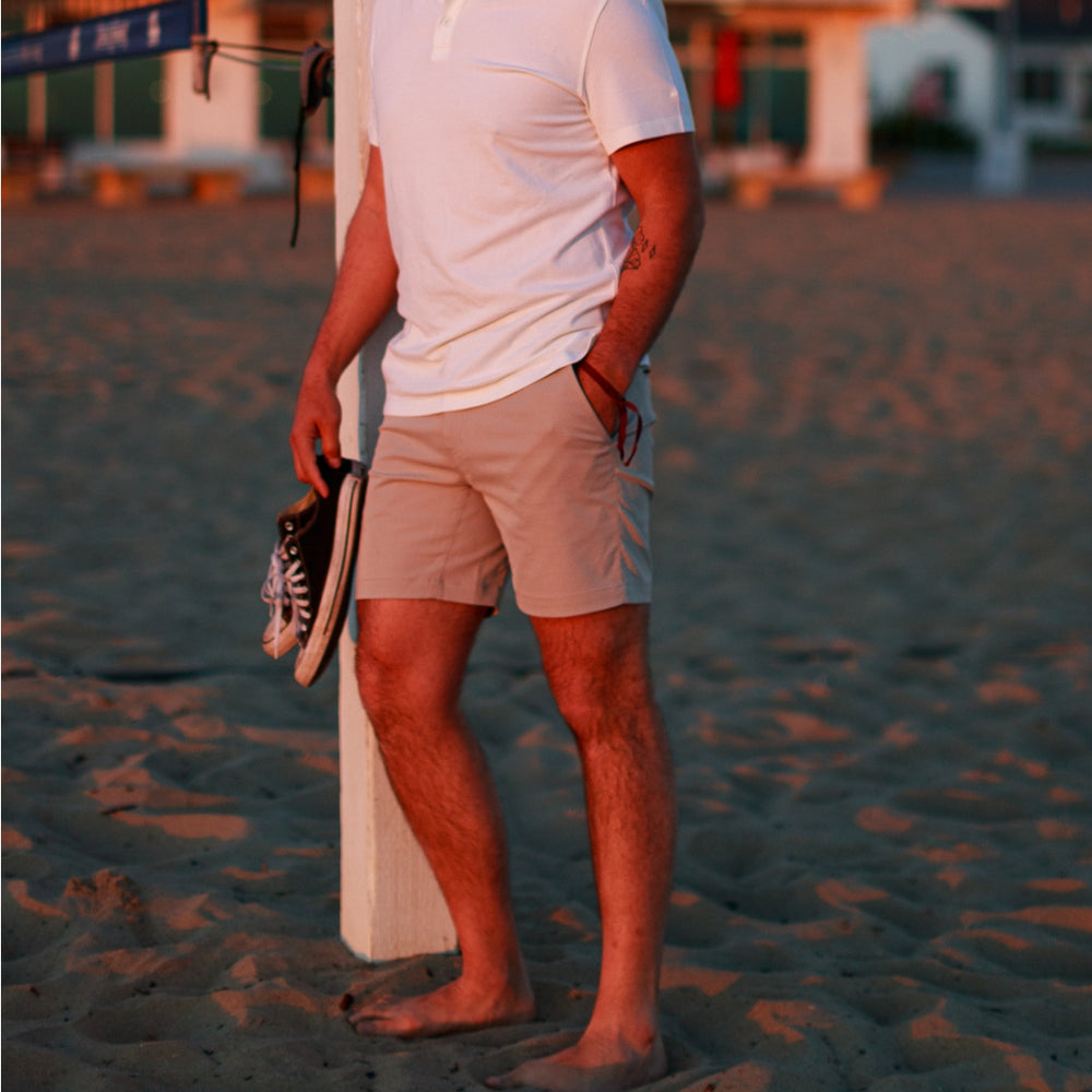 Tour Short in Khaki from Myles Apparel