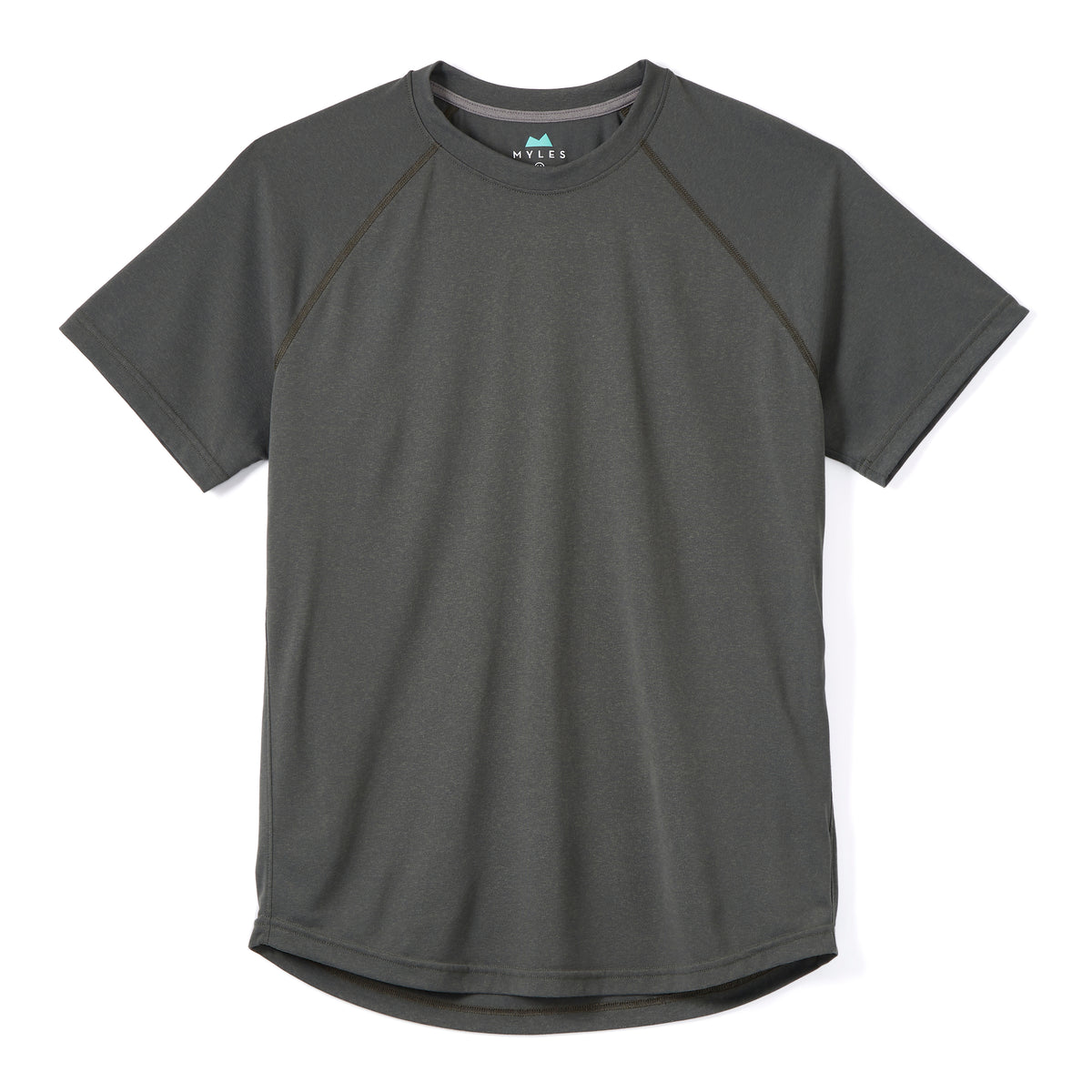 Momentum Tee in Heather Black Workout TShirt Myles Apparel Myles