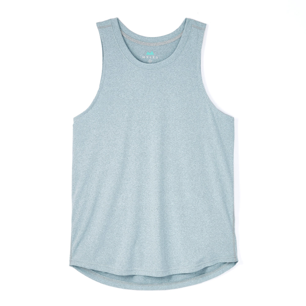 Momentum Tank in Heather Sky from Myles Apparel