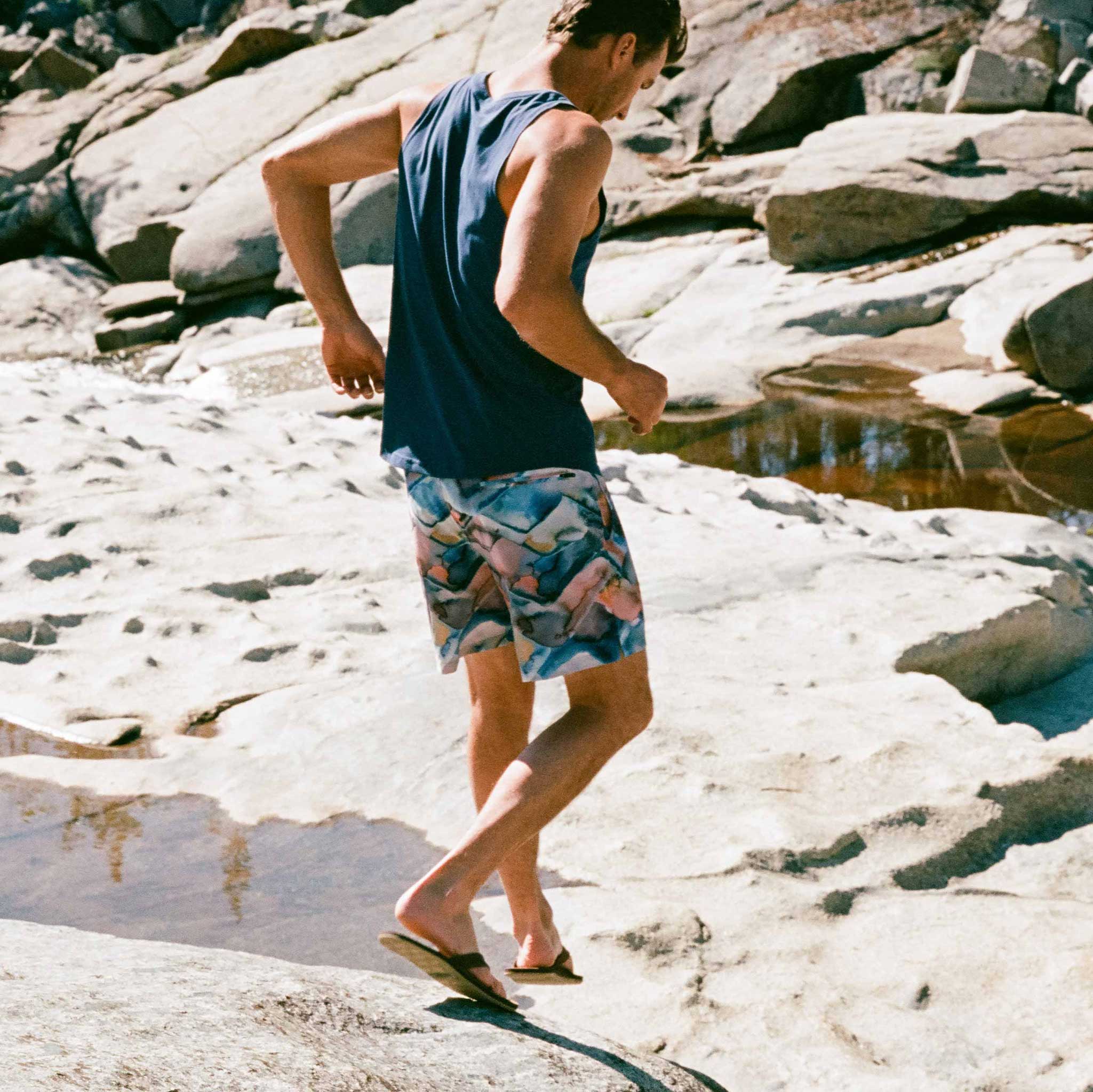 Catalina Swim Trunks in Magic Mountain | Hybrid Swim Shorts