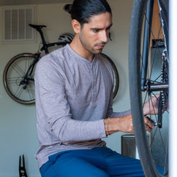 Weekend Thermal Crew in Oatmeal from Myles Apparel