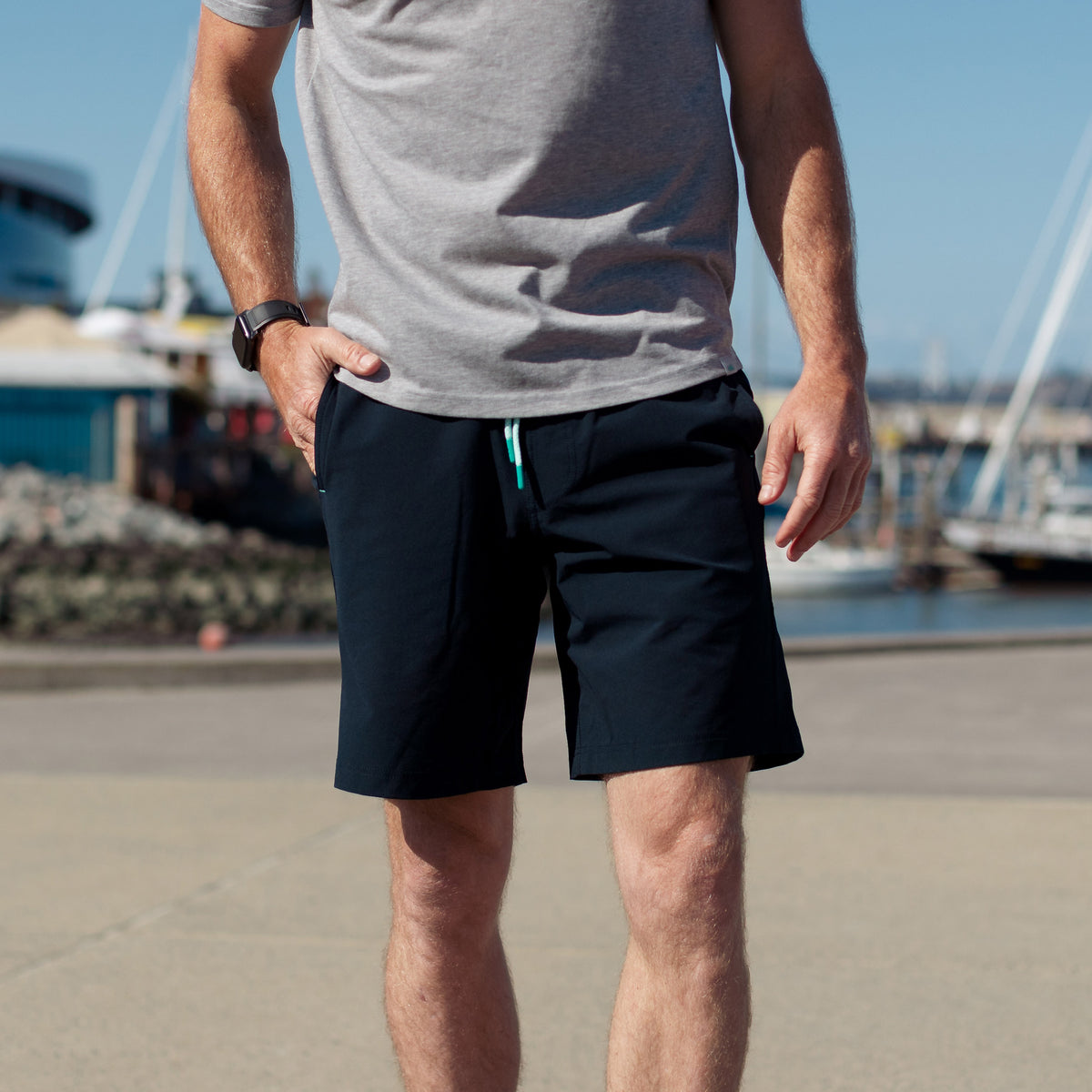 Everyday Short in Black | Athletic Shorts | Myles Apparel | Myles Apparel