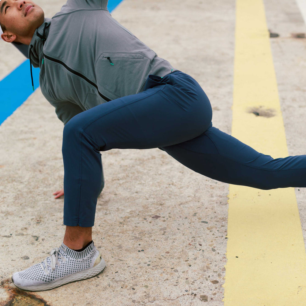 Momentum Track Pant in River from Myles Apparel