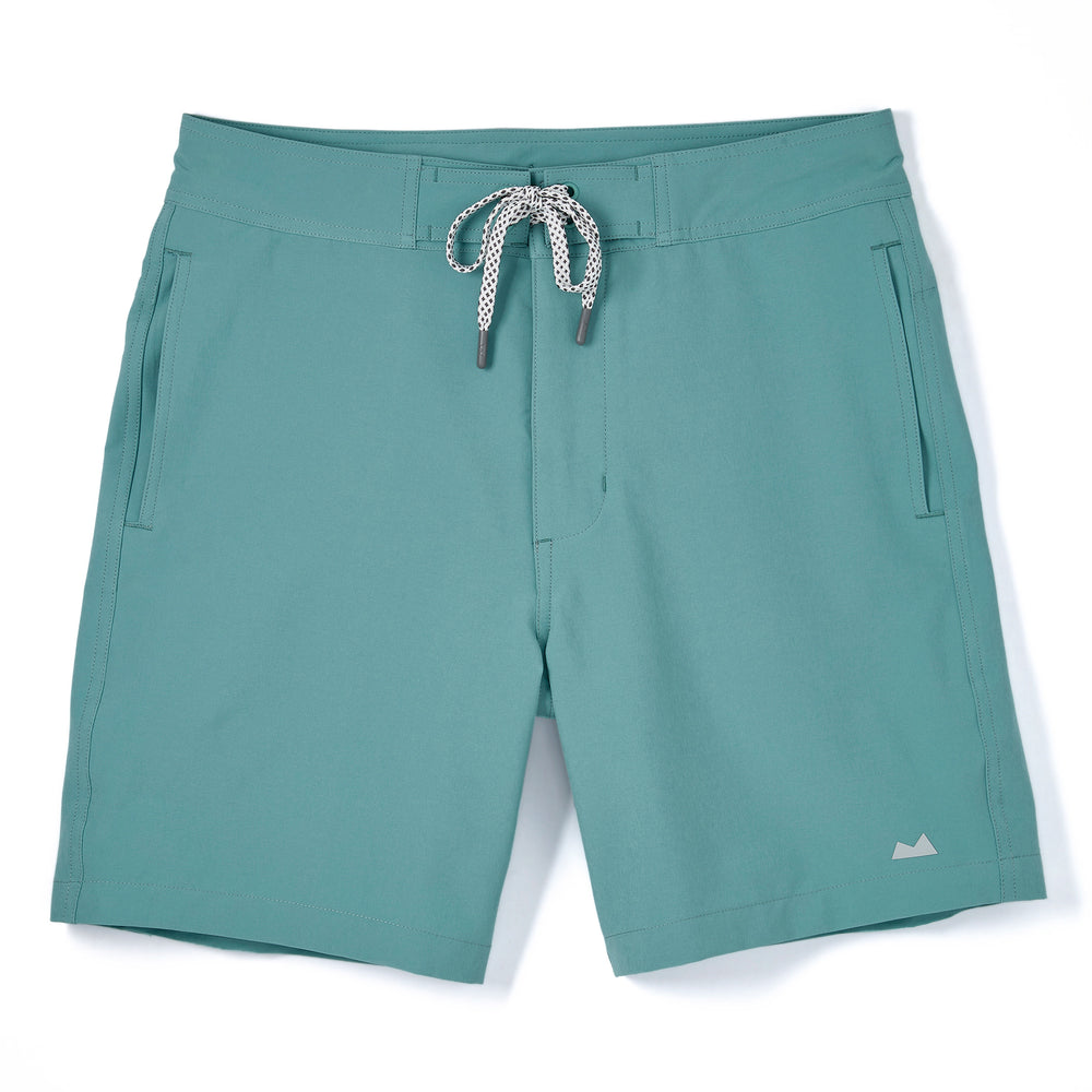 Seacliff Board Short in Green Gray from Myles Apparel