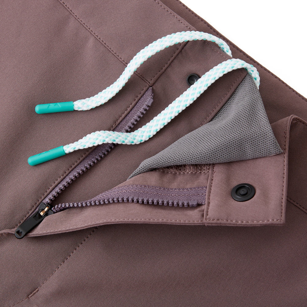 Seacliff Swim Short in Plum Gray from Myles Apparel