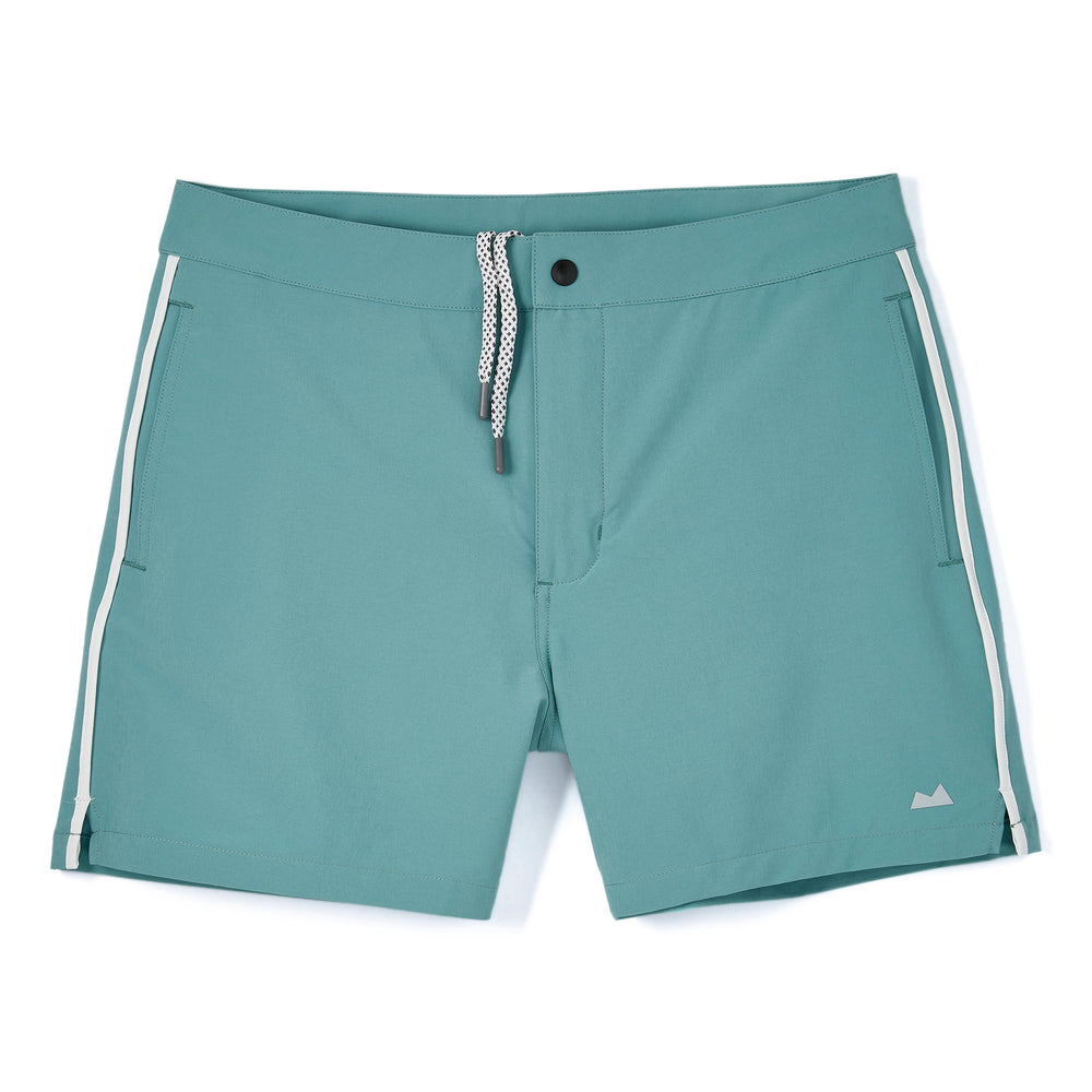 Sutro Swim Trunk in Green Gray from Myles Apparel