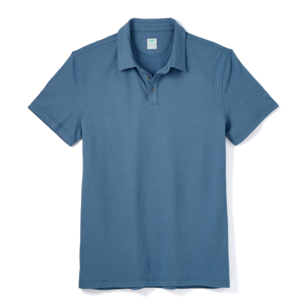 Tour Polo in Vintage Blue from Myles Apparel