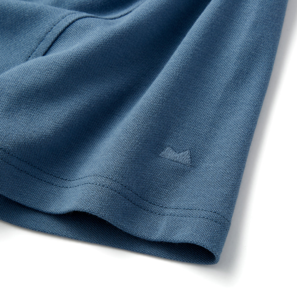Tour Polo in Vintage Blue from Myles Apparel