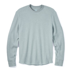 Weekend Thermal Crew in Good Gray from Myles Apparel