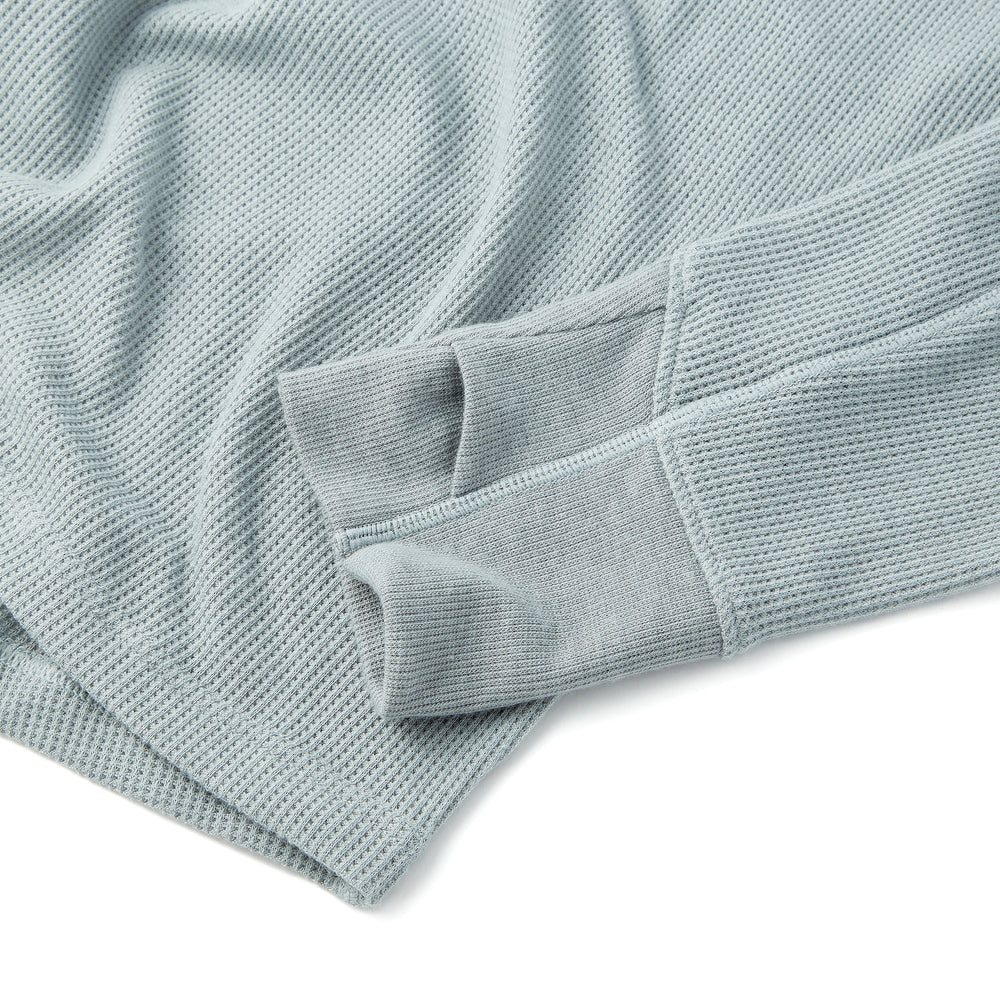 Weekend Thermal Crew in Good Gray from Myles Apparel