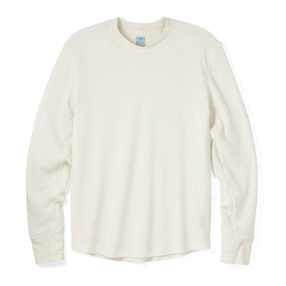 Weekend Thermal Crew in Oatmeal from Myles Apparel