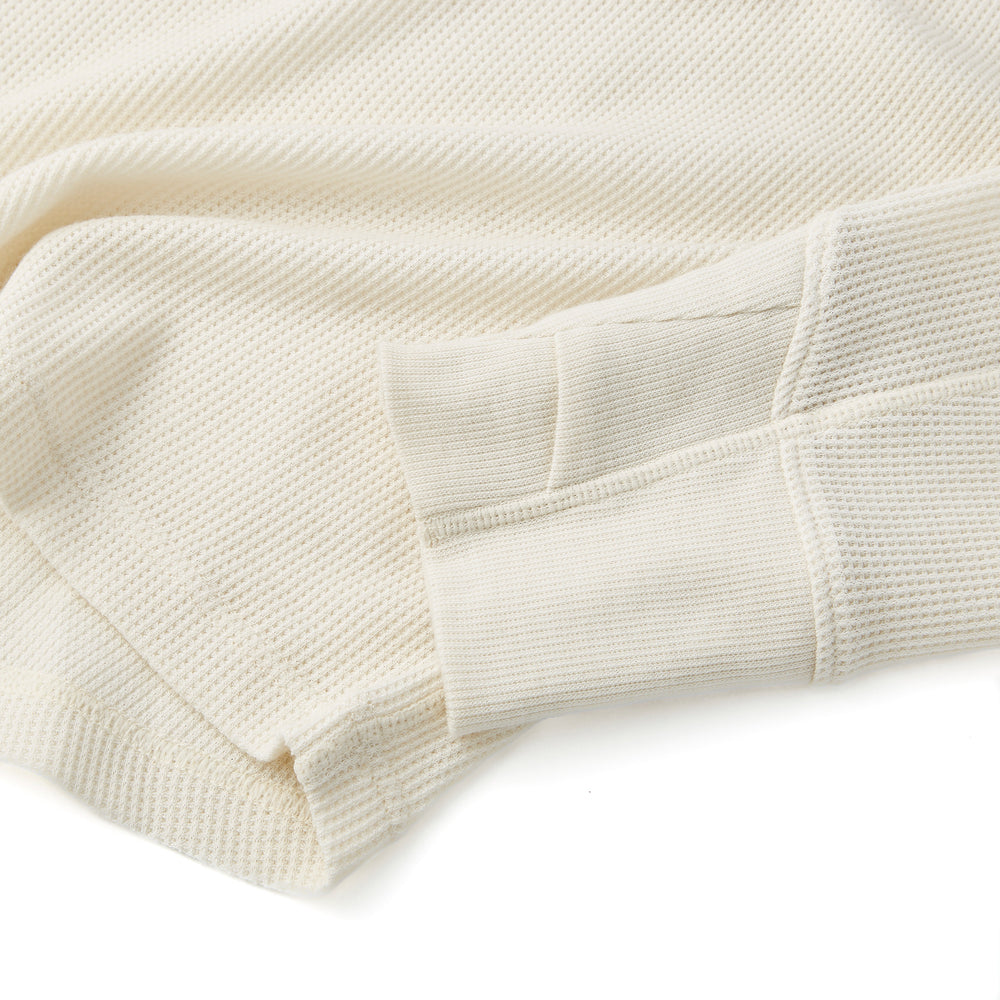 Weekend Thermal Crew in Oatmeal from Myles Apparel