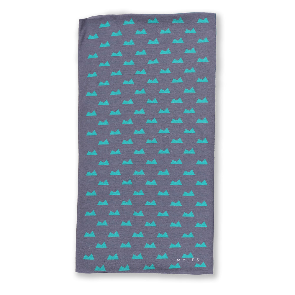 Performance Gaiter in Gray with Waterfall Logo from Myles Apparel